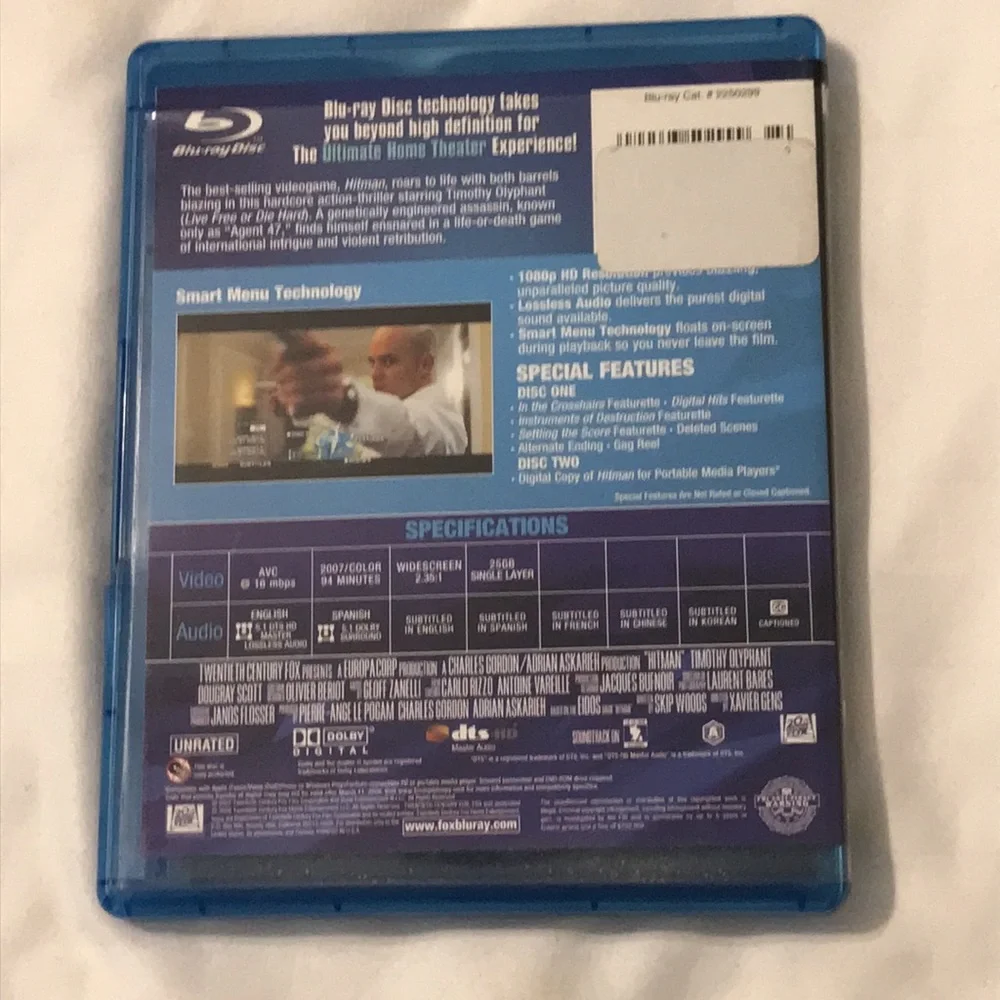 Hitman Unrated Blu-ray Disc Unrated - Picture 3 of 9